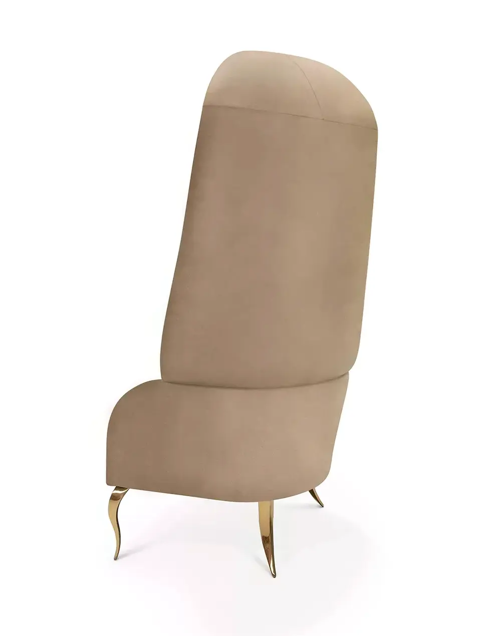 Кресло с тканевой спинкой Draperie