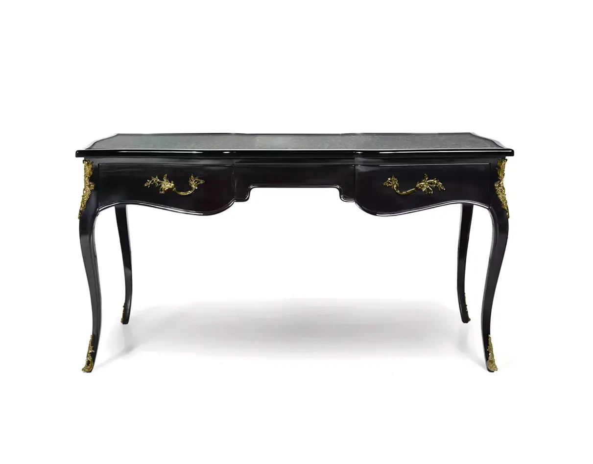 Письменный стол с отделкой из перьев павлина Ormolu Exotic