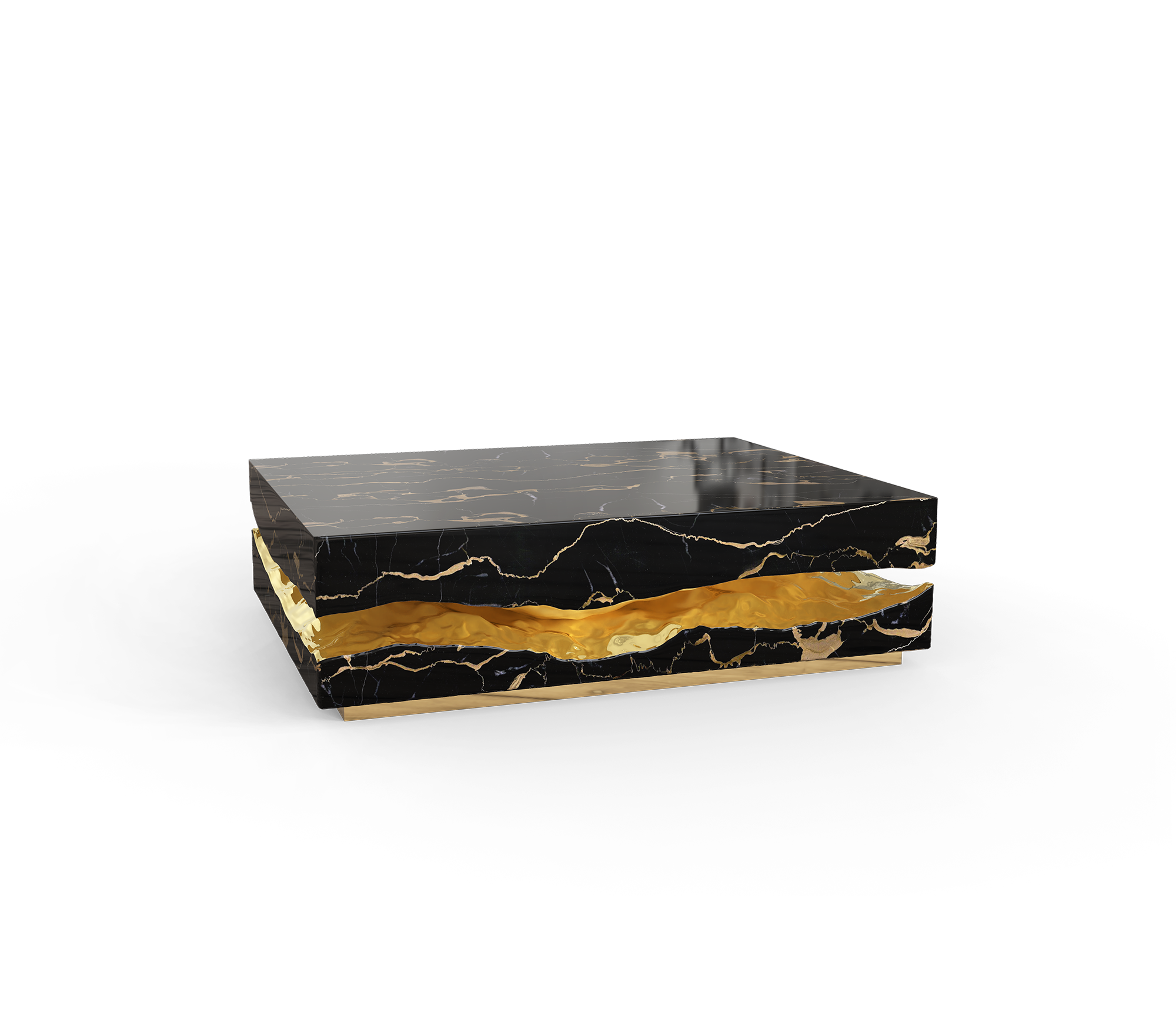 Стол Boulder Portoro Marble