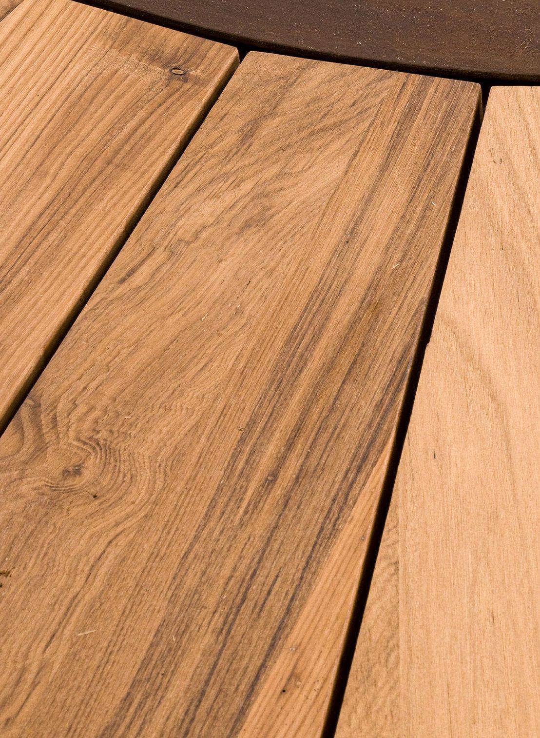 Уличная жаровня Zero | Отделка: Старое дерево | Размер: Ø 300 см