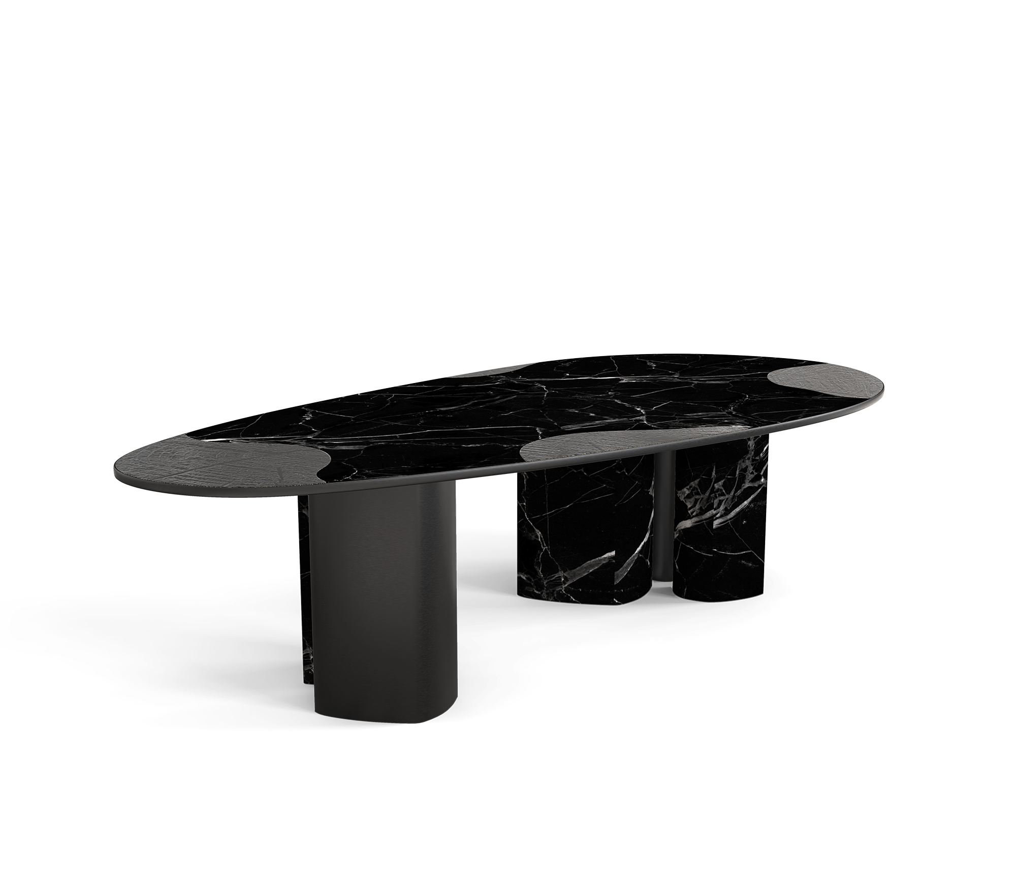 Обеденный стол Athena Nero Marble & Onyx