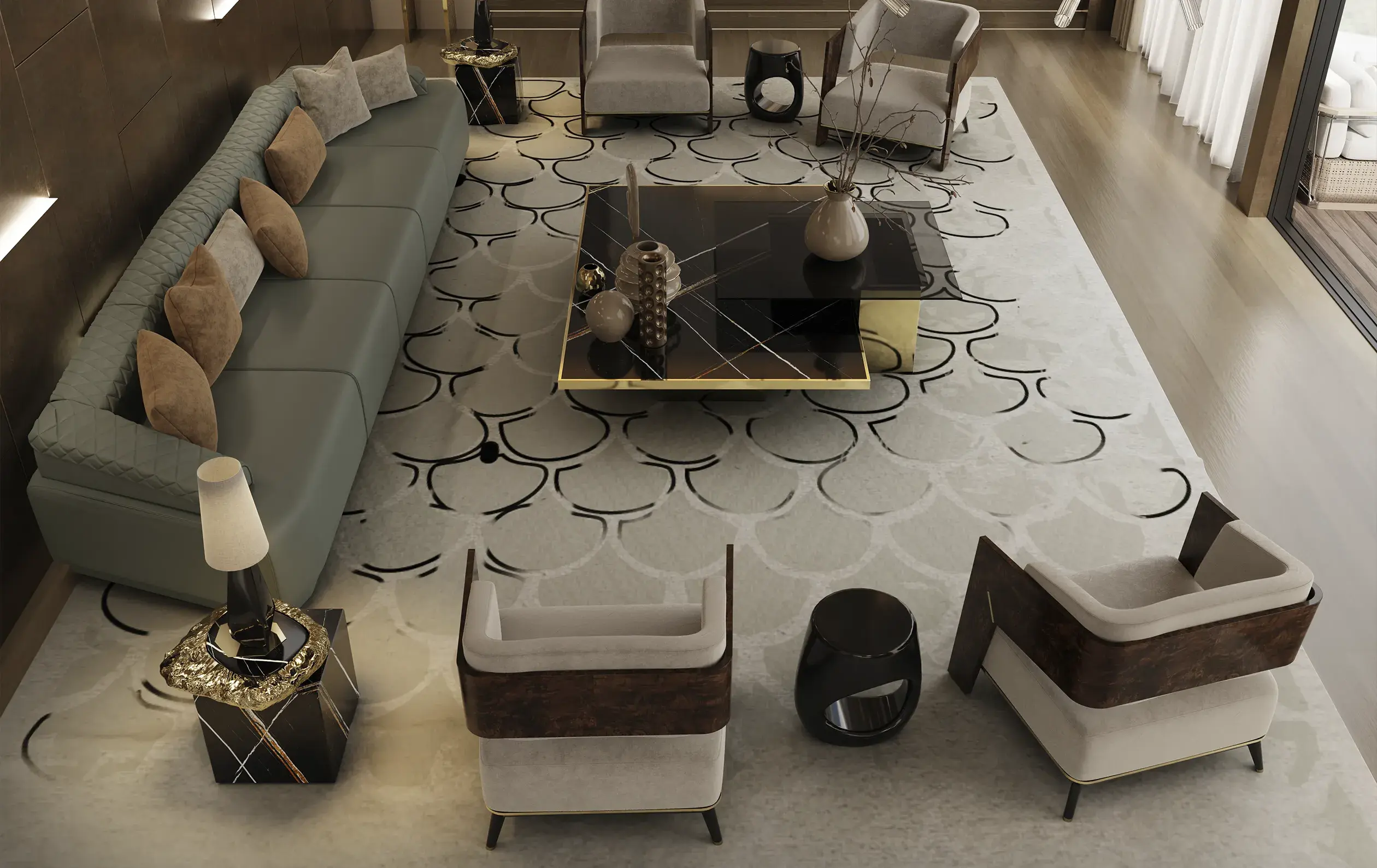 Кофейный стол Thunder - 1