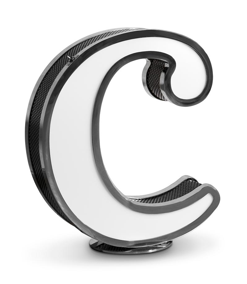 Декоративтік шам Classic әрпі C
