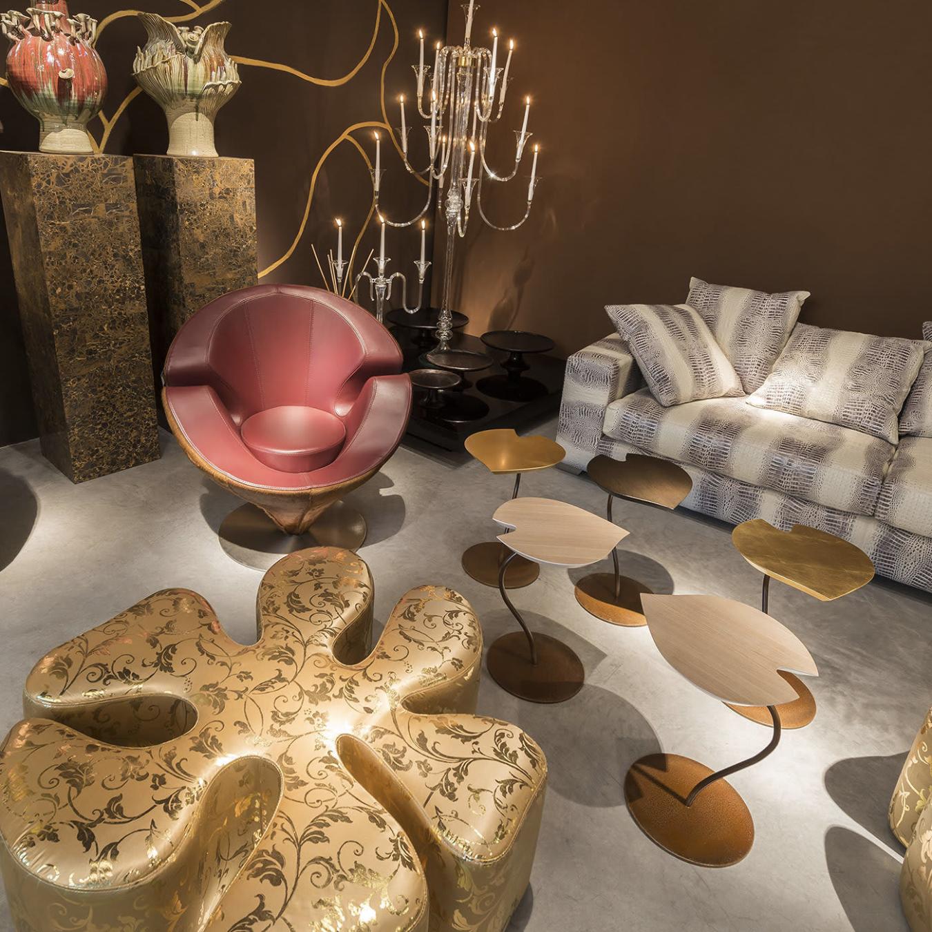 Leaf Corten қосалқы үстел