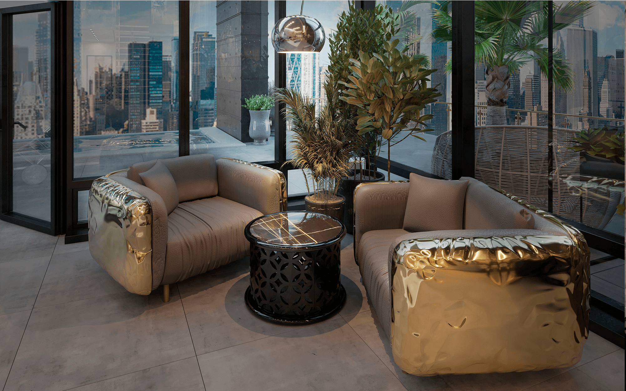 Приставной стол Granite