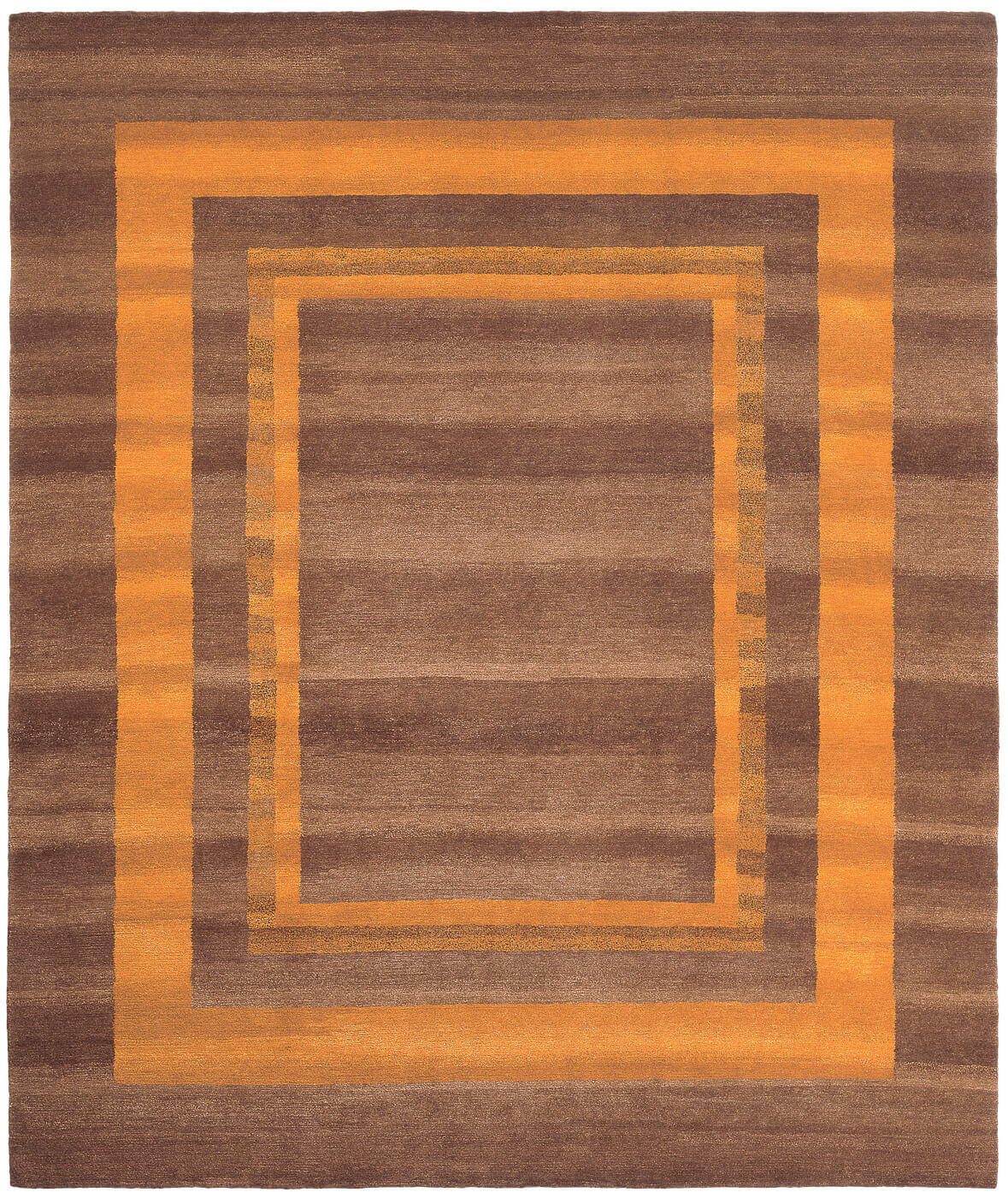 Кілем Gamba Triple Border Brown Orange | Өлшемі: 300 x 400 см