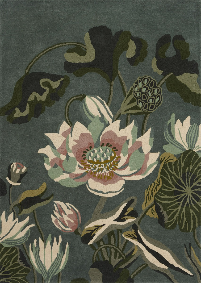 Ковер Waterlily Midnight Pond 38608 | Размер: 170 x 240 см
