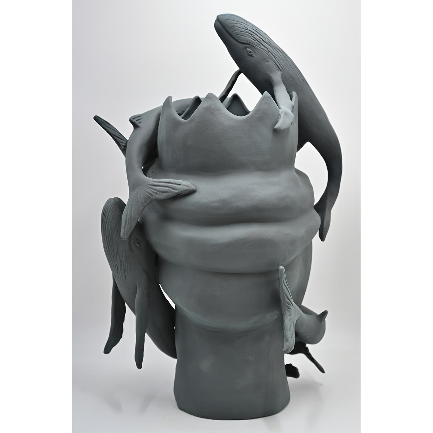 Скульптура серая Moor's Head