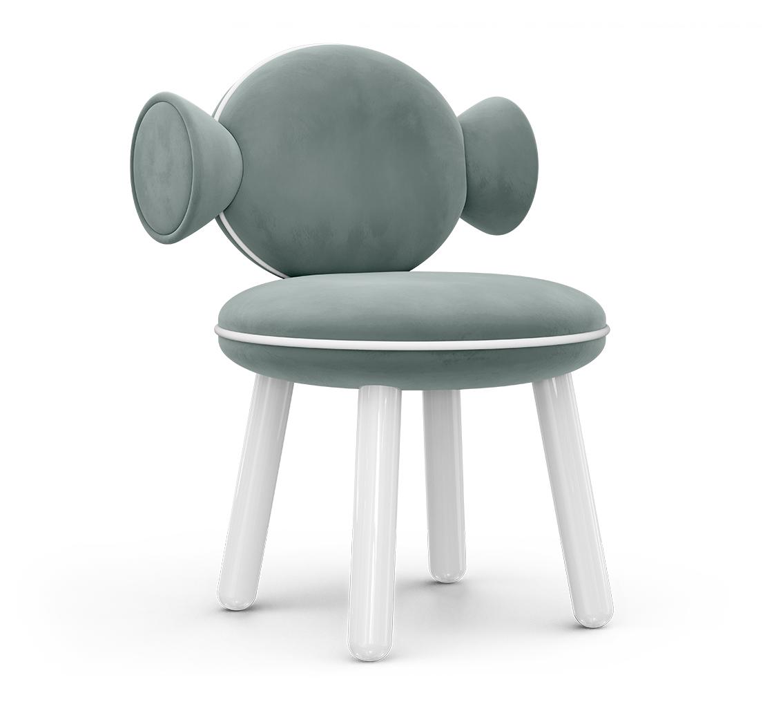 Детский стул Lollipop Blue Puff