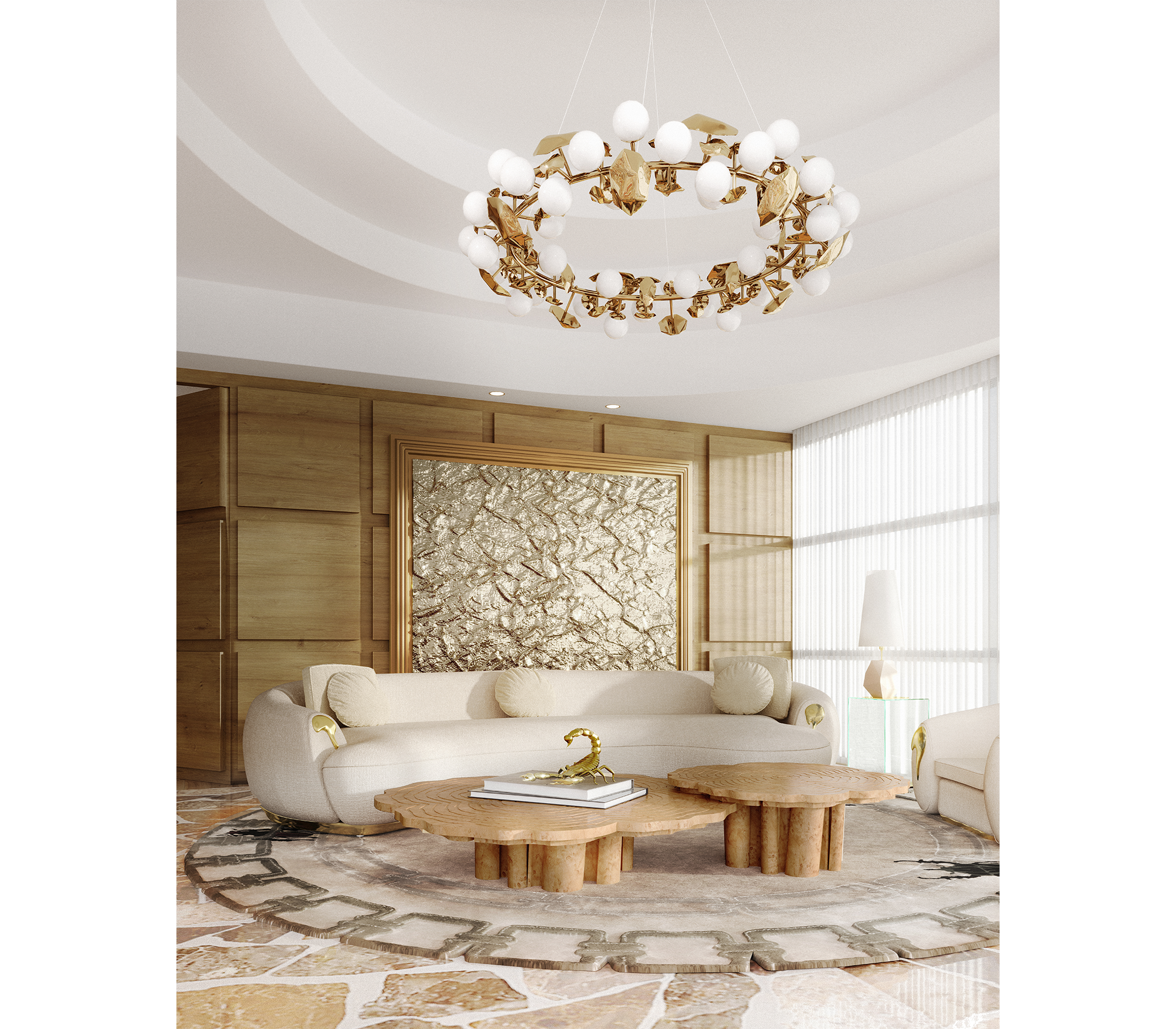 Журнальные столы Fortuna Poplar, комплект из 3