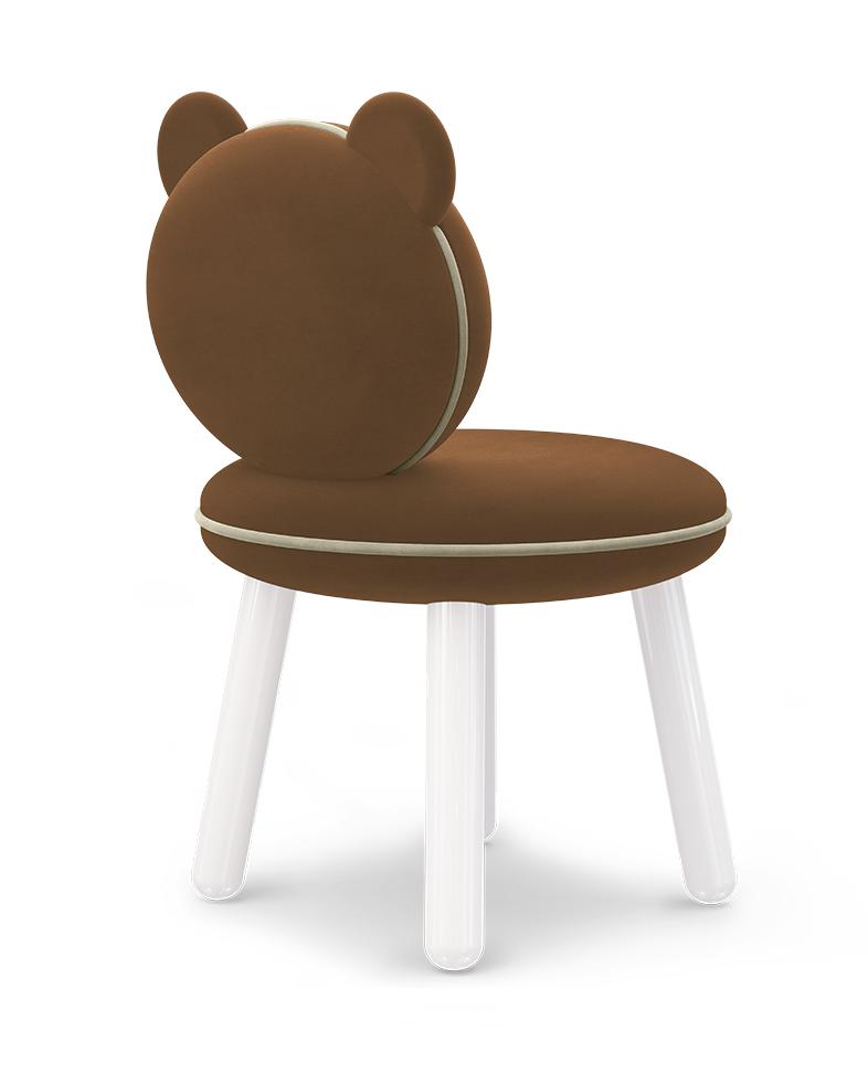 Балалар орындық Fluffy Bear Brown