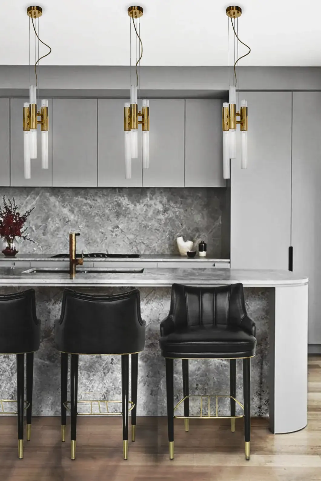 Полубарный стул Velvet - 2