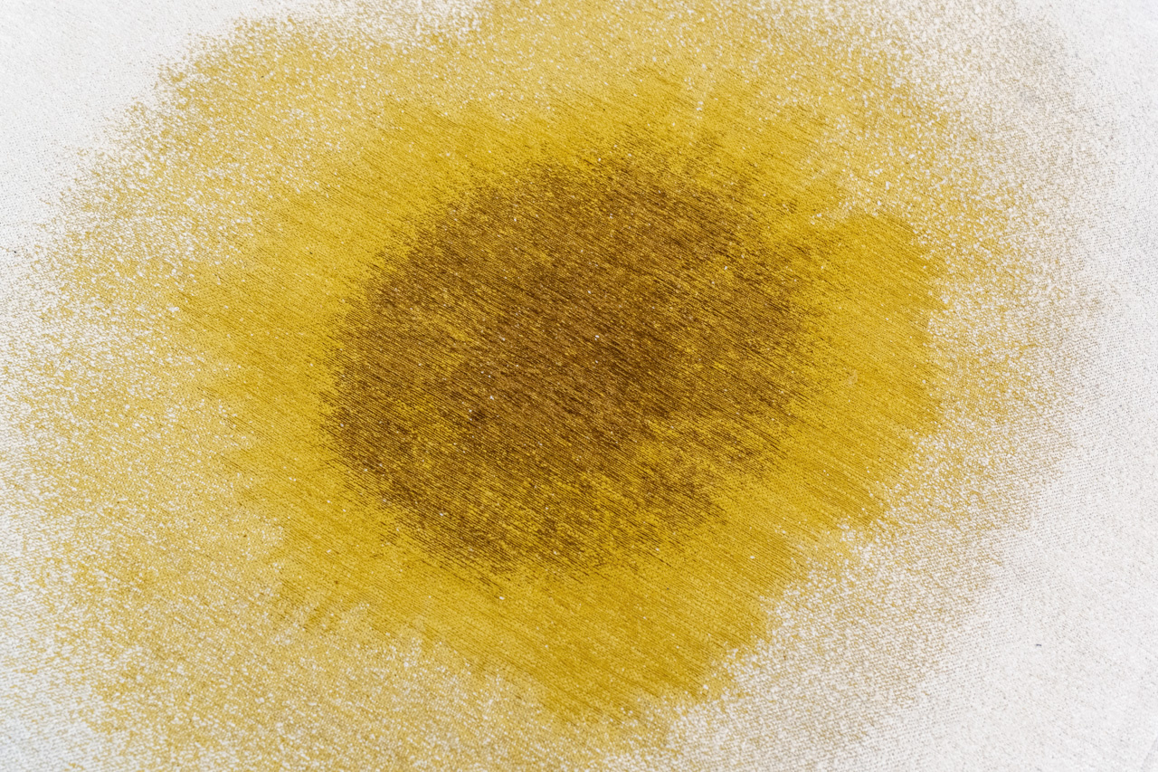 Бельгийский ковер Drop Gold Moss | Размер: 100 × 140 см