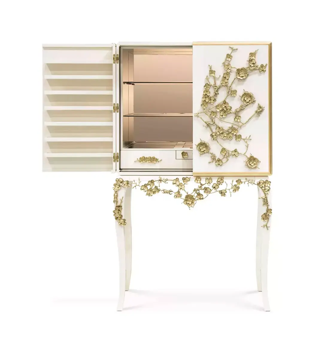 Барный шкаф с лаковой отделкой Mirage