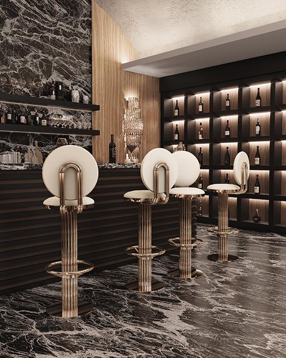 Барный табурет круглый Keira - 2