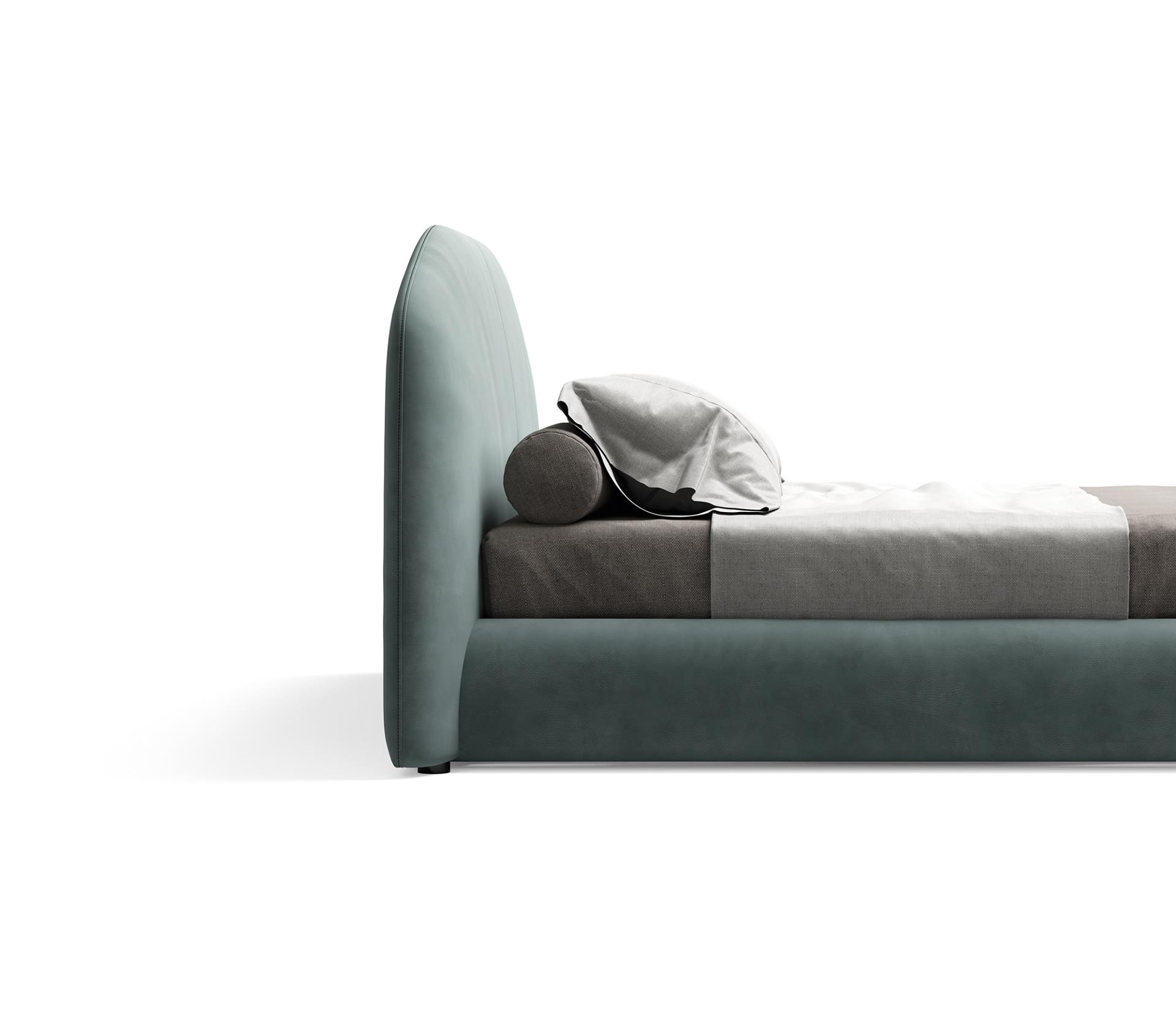 Кровать с потайными ножками и изголовьем Conceal