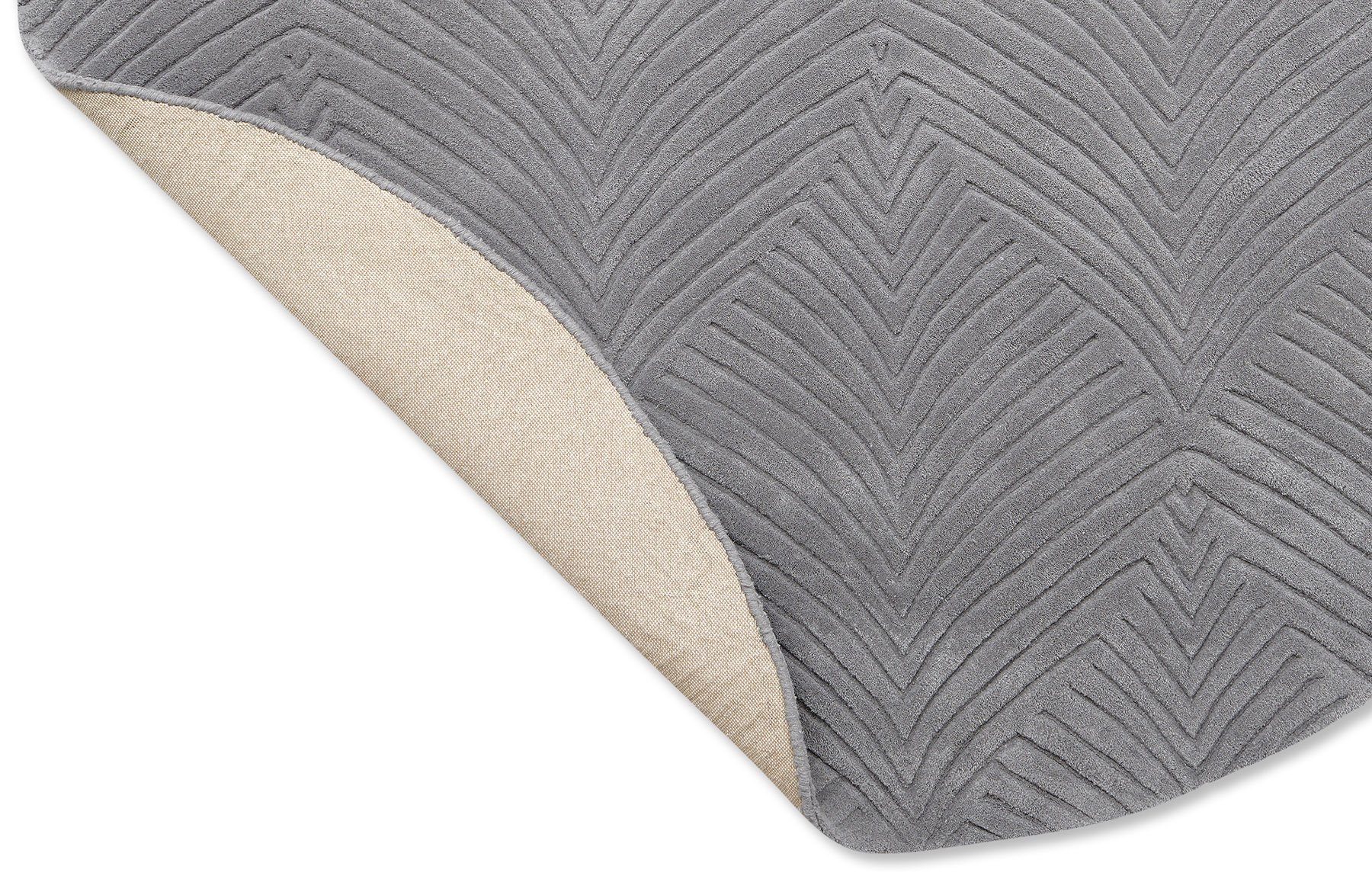 Домалақ кілем Folia Cool Grey 38904 | Өлшемі: Ø 150 см