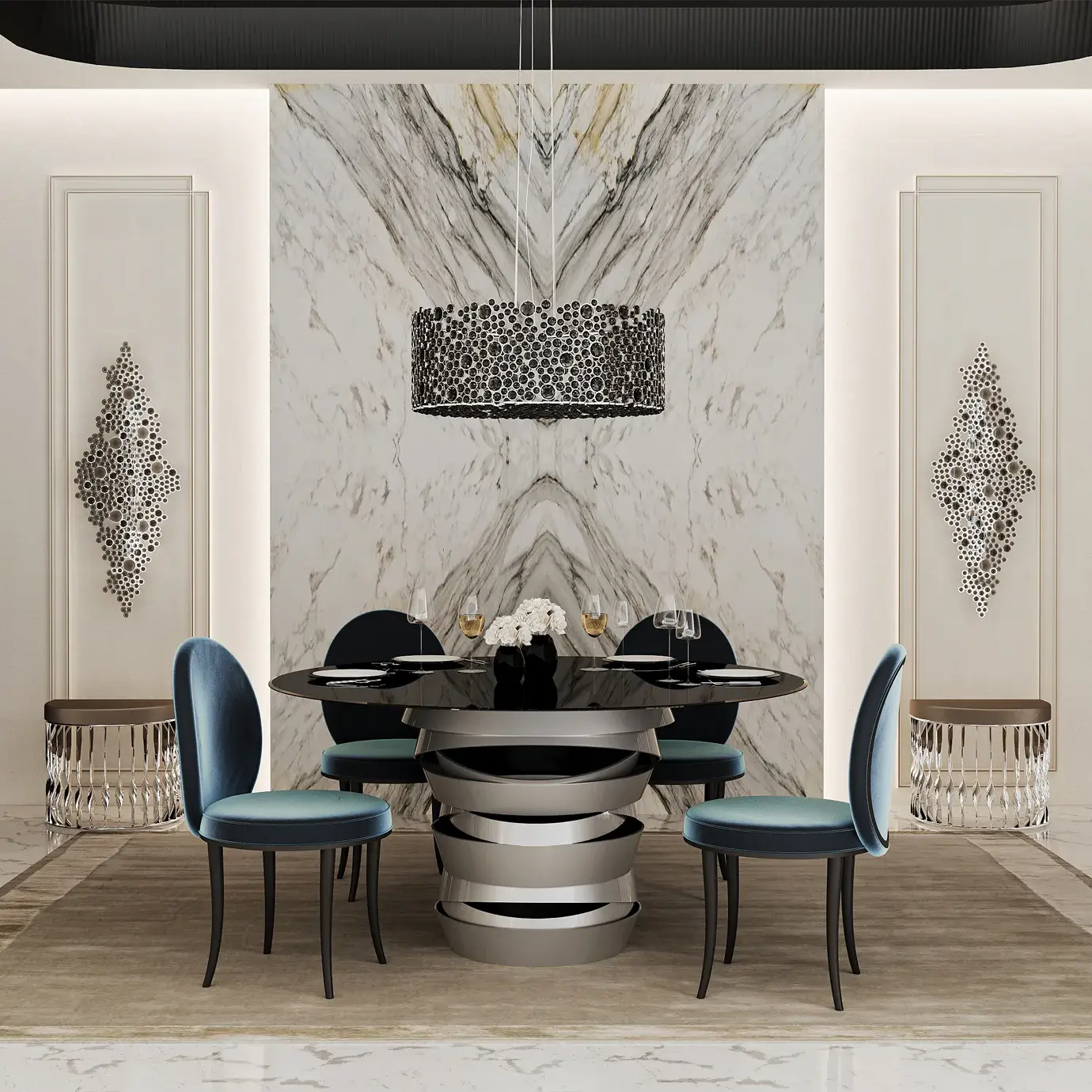 Обеденный стул с тканевой спинкой Mistral - 2