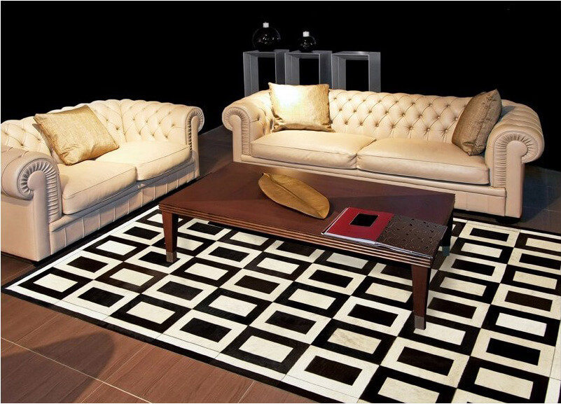 Сиыр терісінен кілем Livadia | Өлшемі: 160 x 230 см