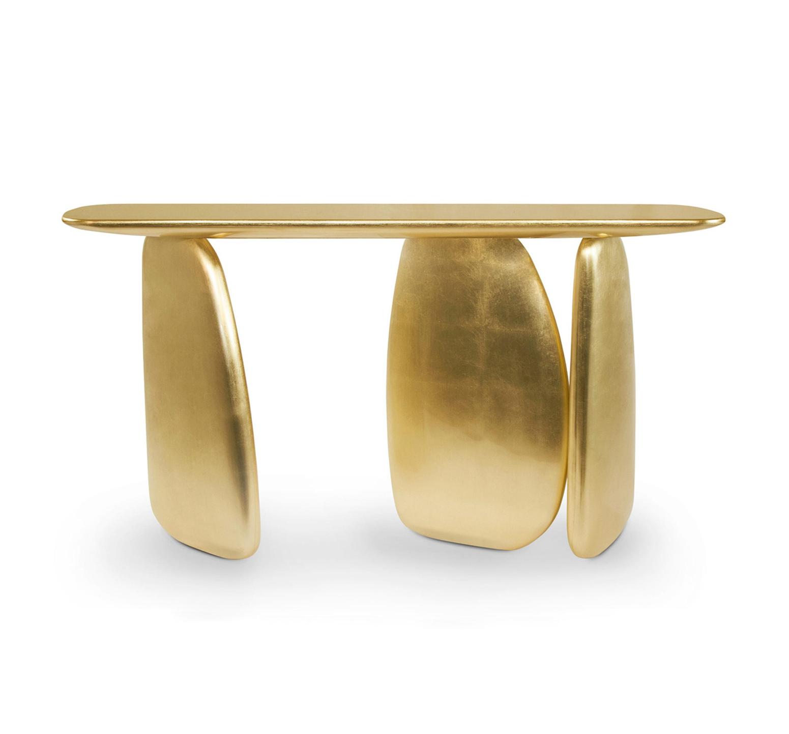 Скульптурная консоль Gold