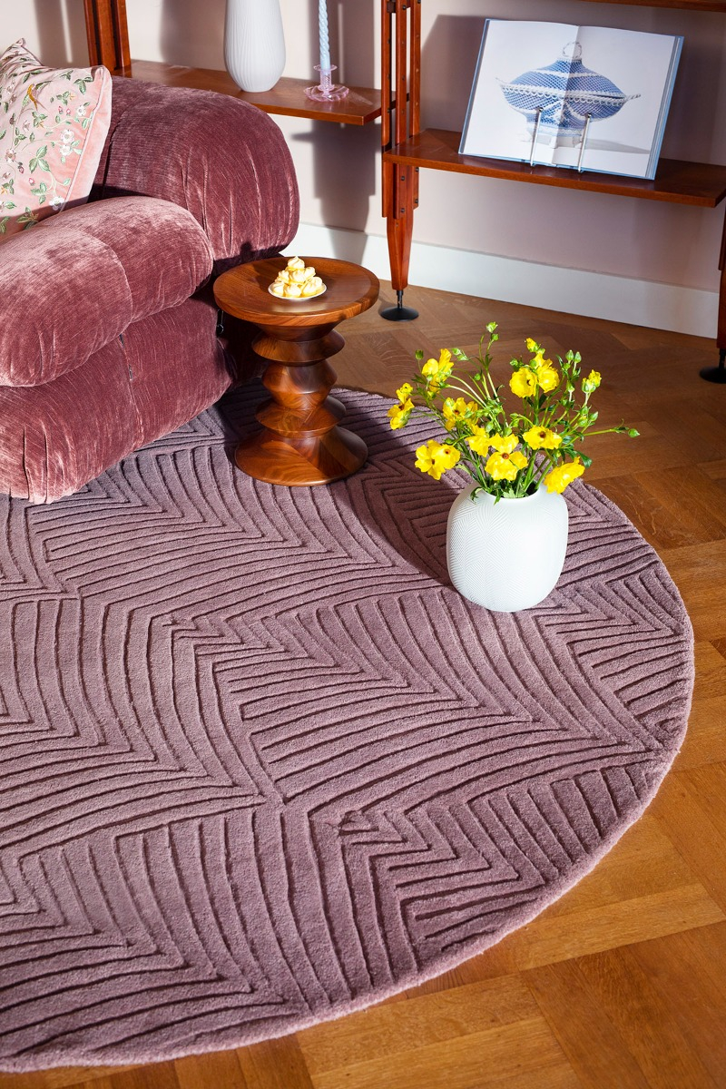Домалақ кілем Folia Mink 38902 | Өлшемі: Ø 200 см