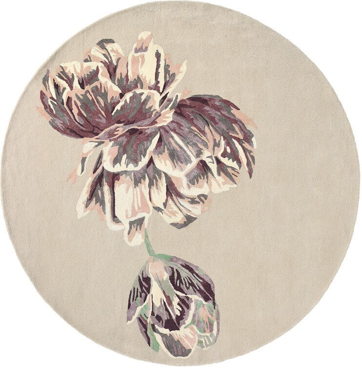 Дөңгелек кілем Tranquility Beige 56001 | Өлшемі: Ø 150 см