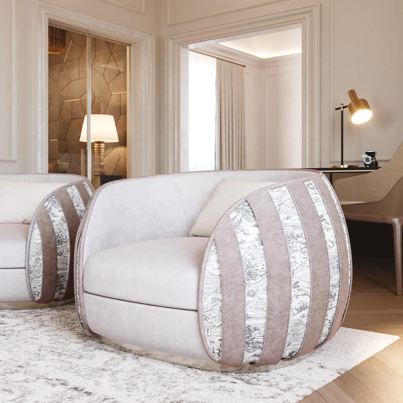 Кресло современное итальянское Loto