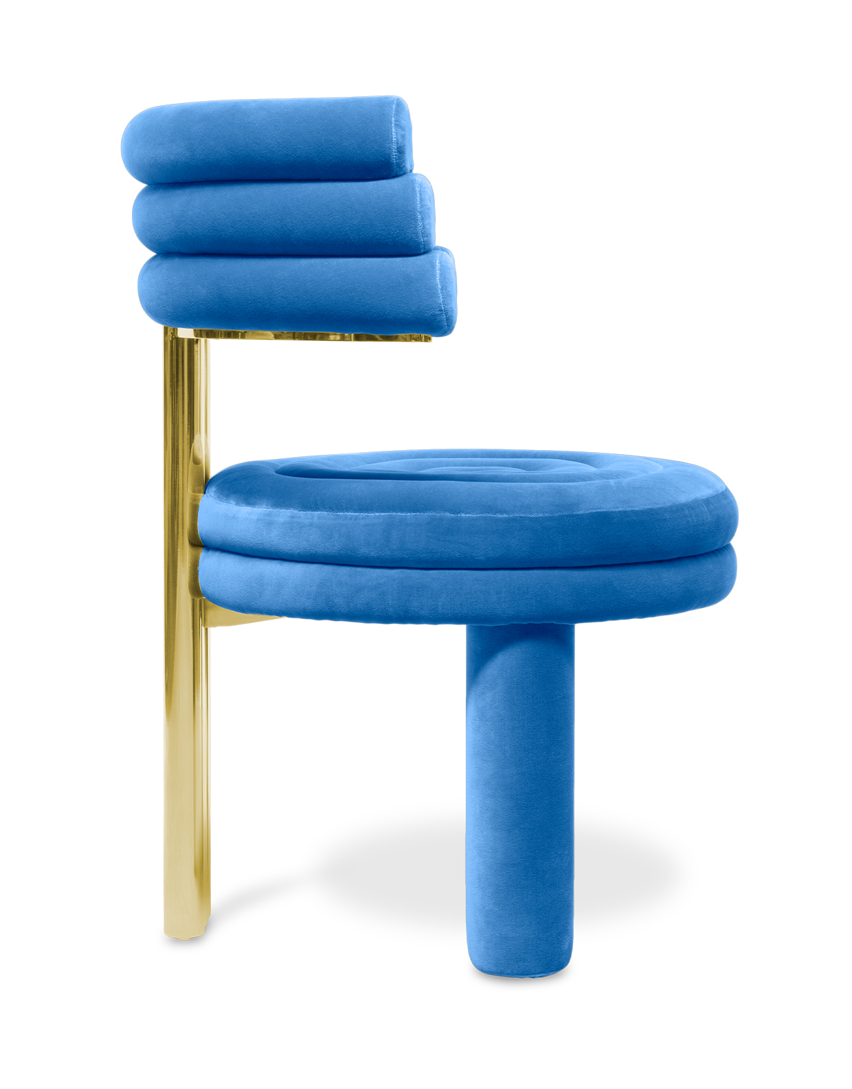 Обеденный стул синий Kerr