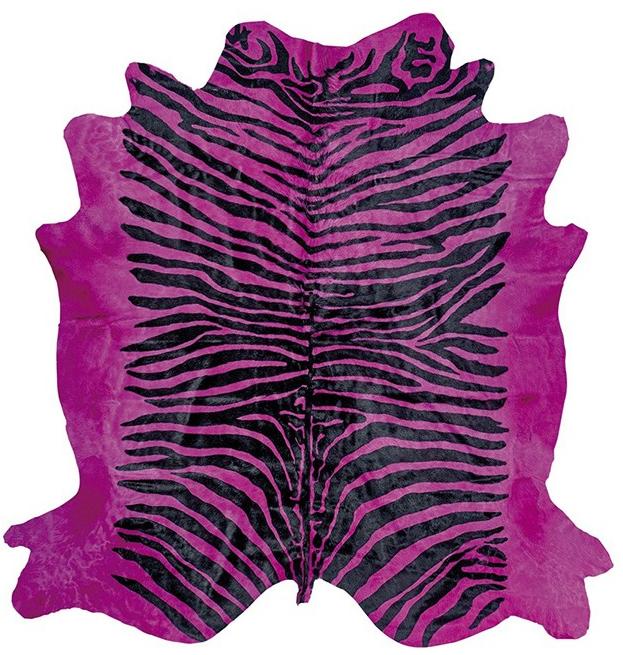 Натуральная шкура Pink Zebra | Размер: 200 x 240 см