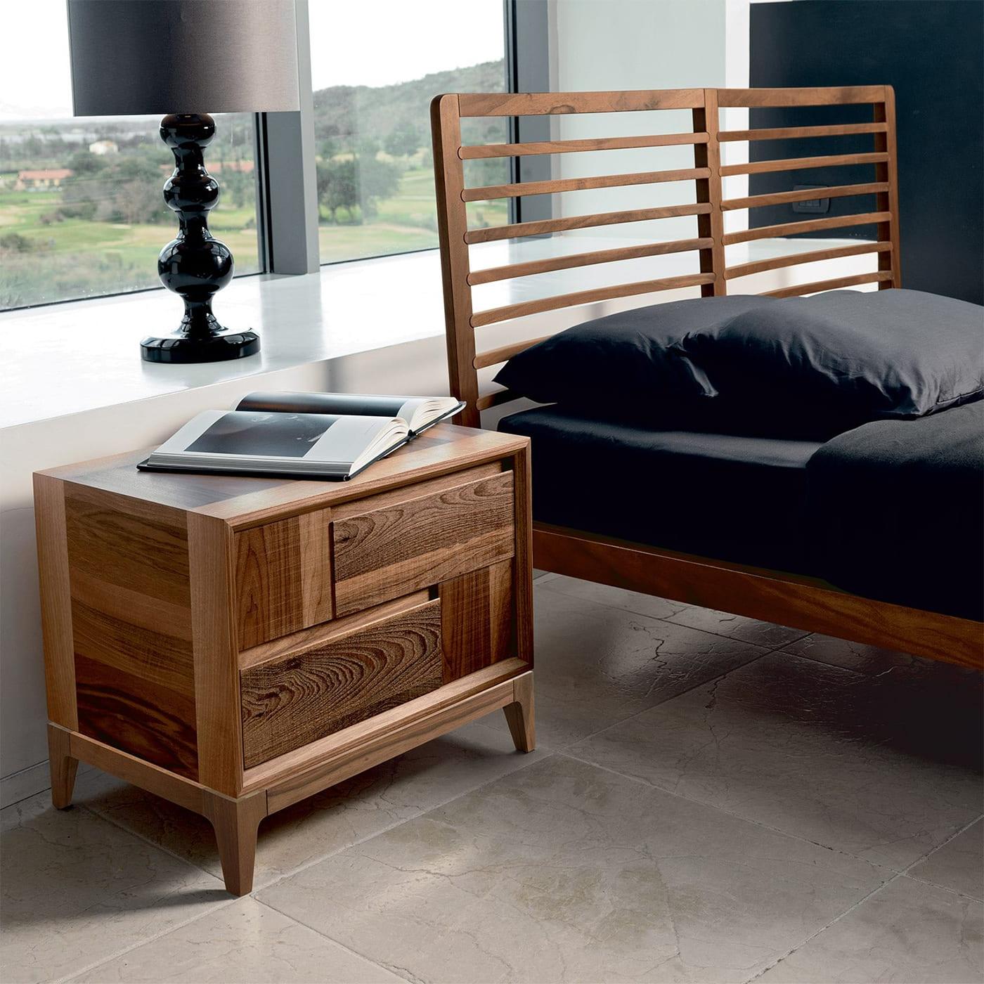 Прикроватная тумба коричневая Trama e ordito