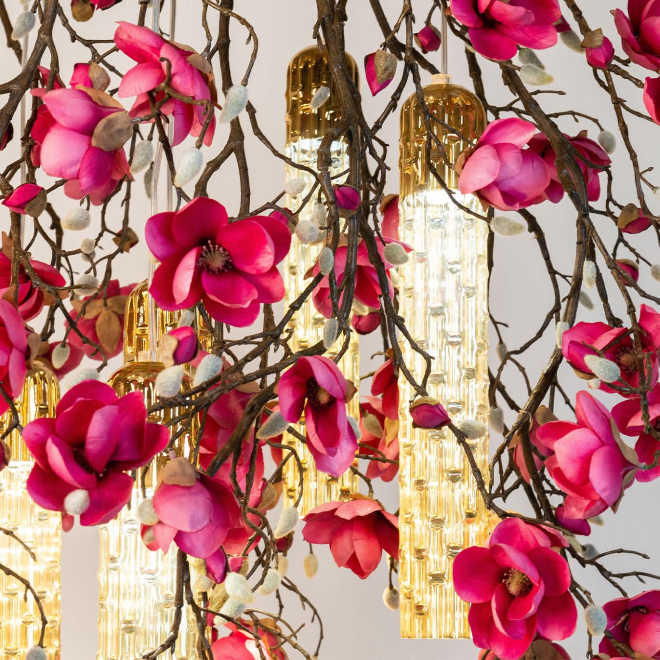 Люстра Magnolia Pink Gold