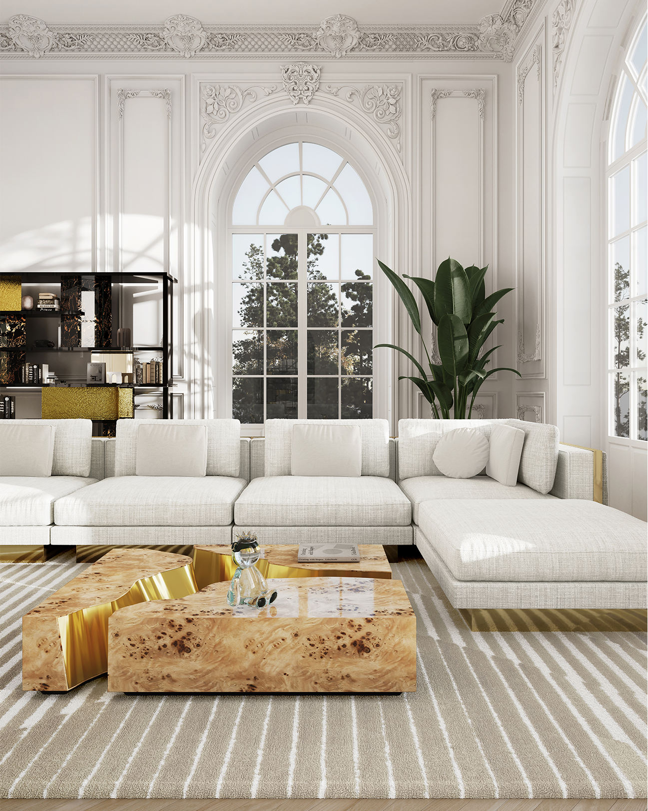 Журнальный стол Fissure Poplar