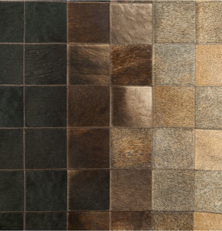 Ковер из коровьей шкуры Mosaic col.8 | Размер: 170 x 230 см