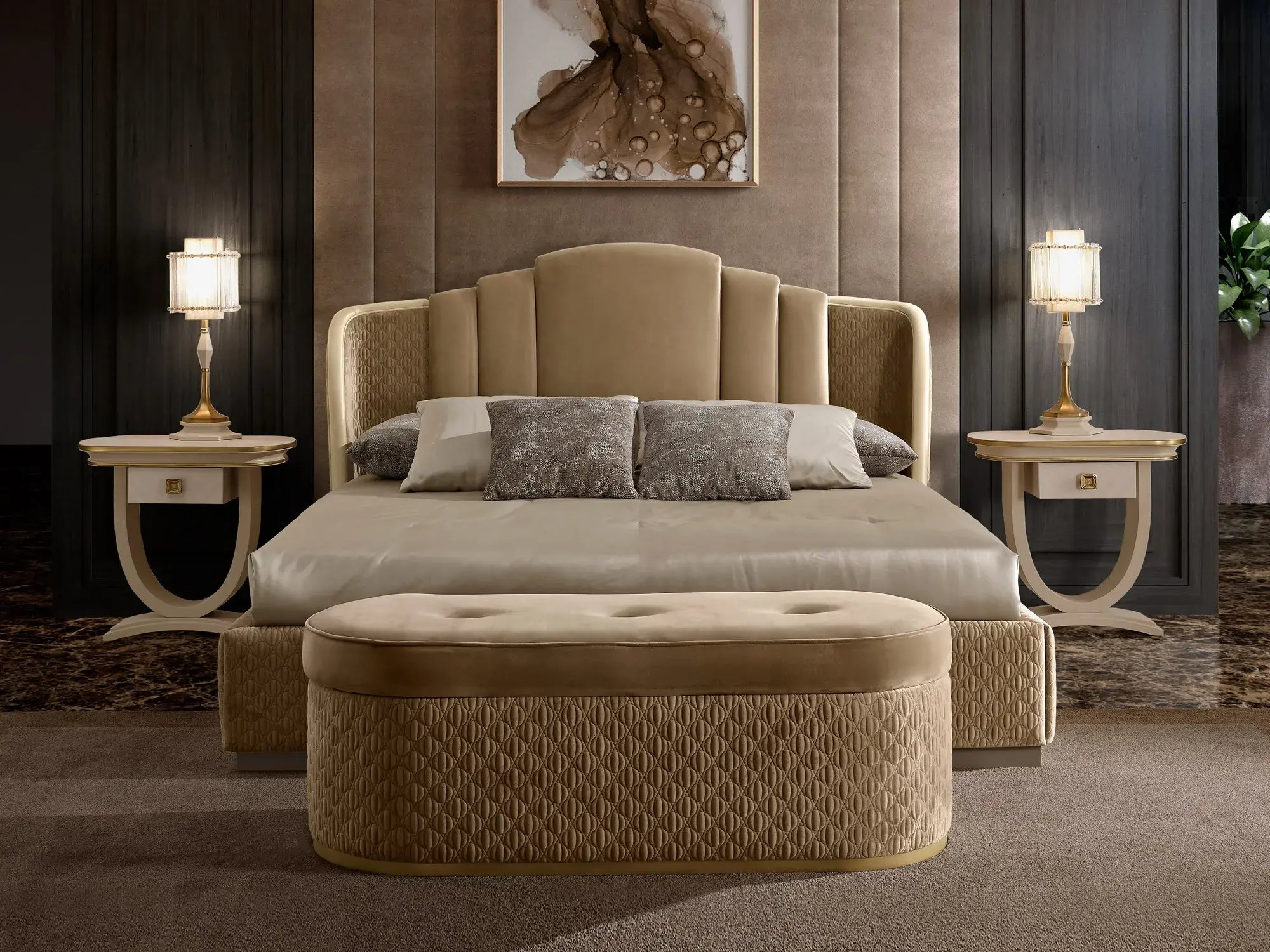 Кровать Beige Luxury
