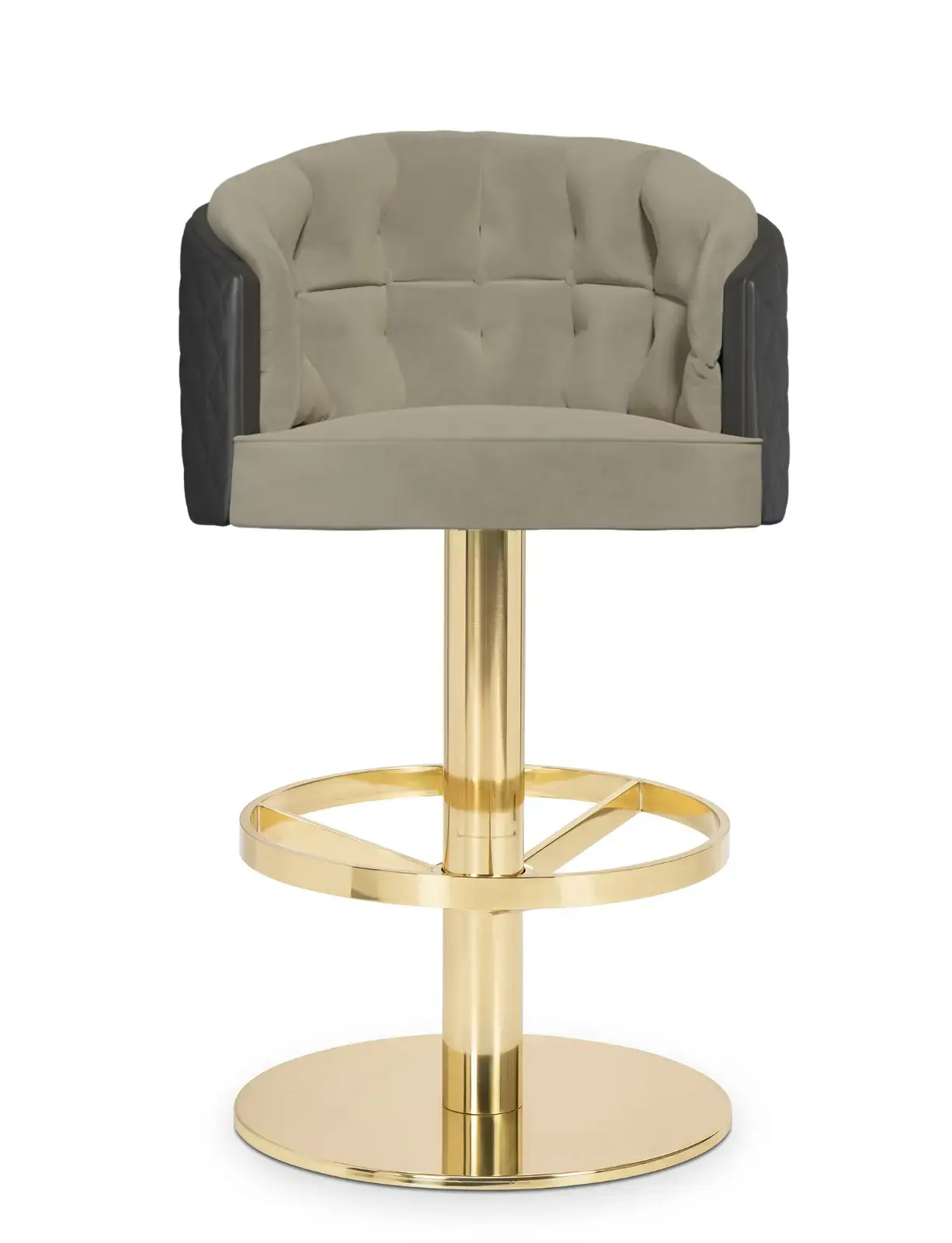 Поворотный барный стул Luxe