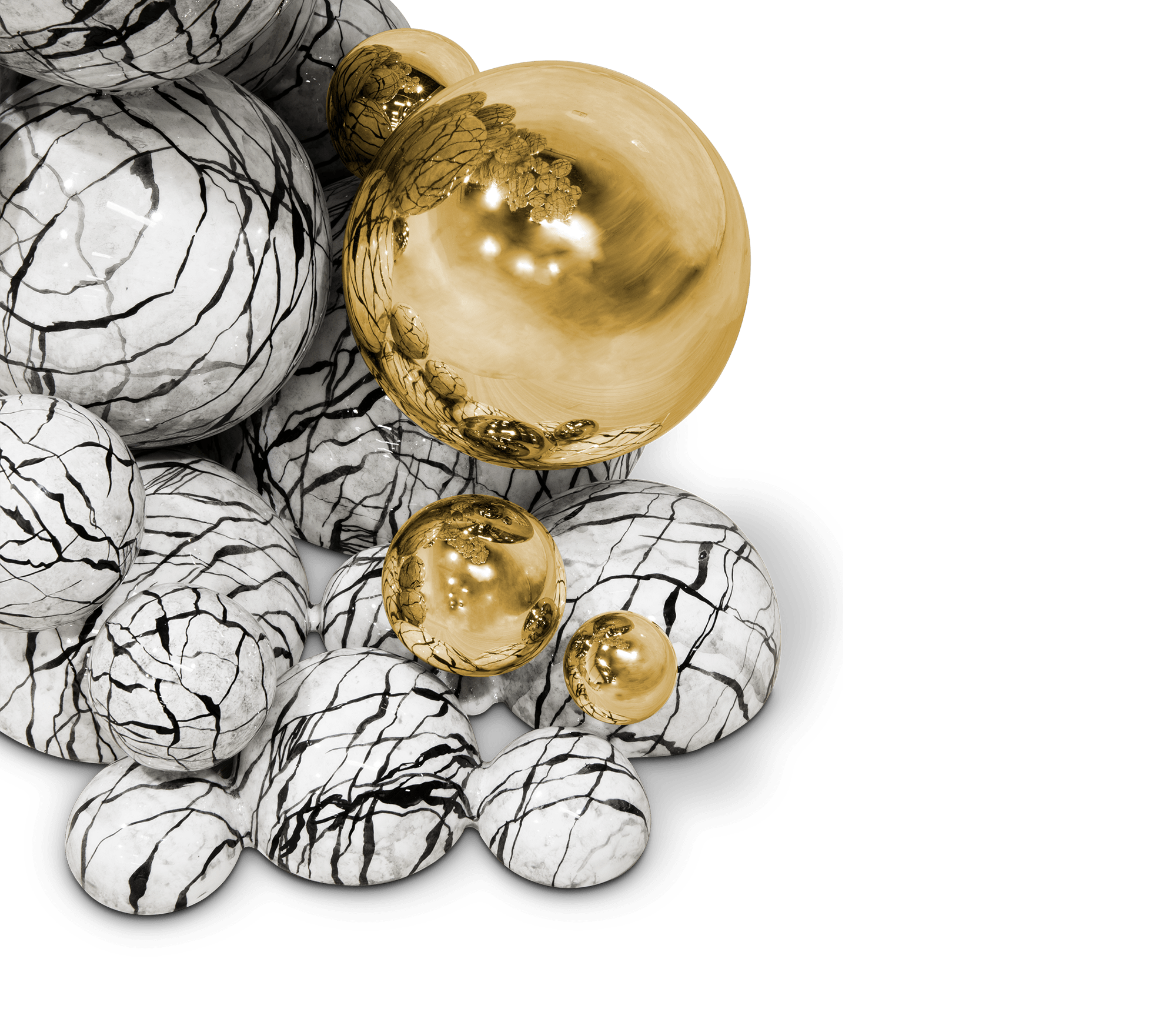 Консоль Orbit Faux-marble