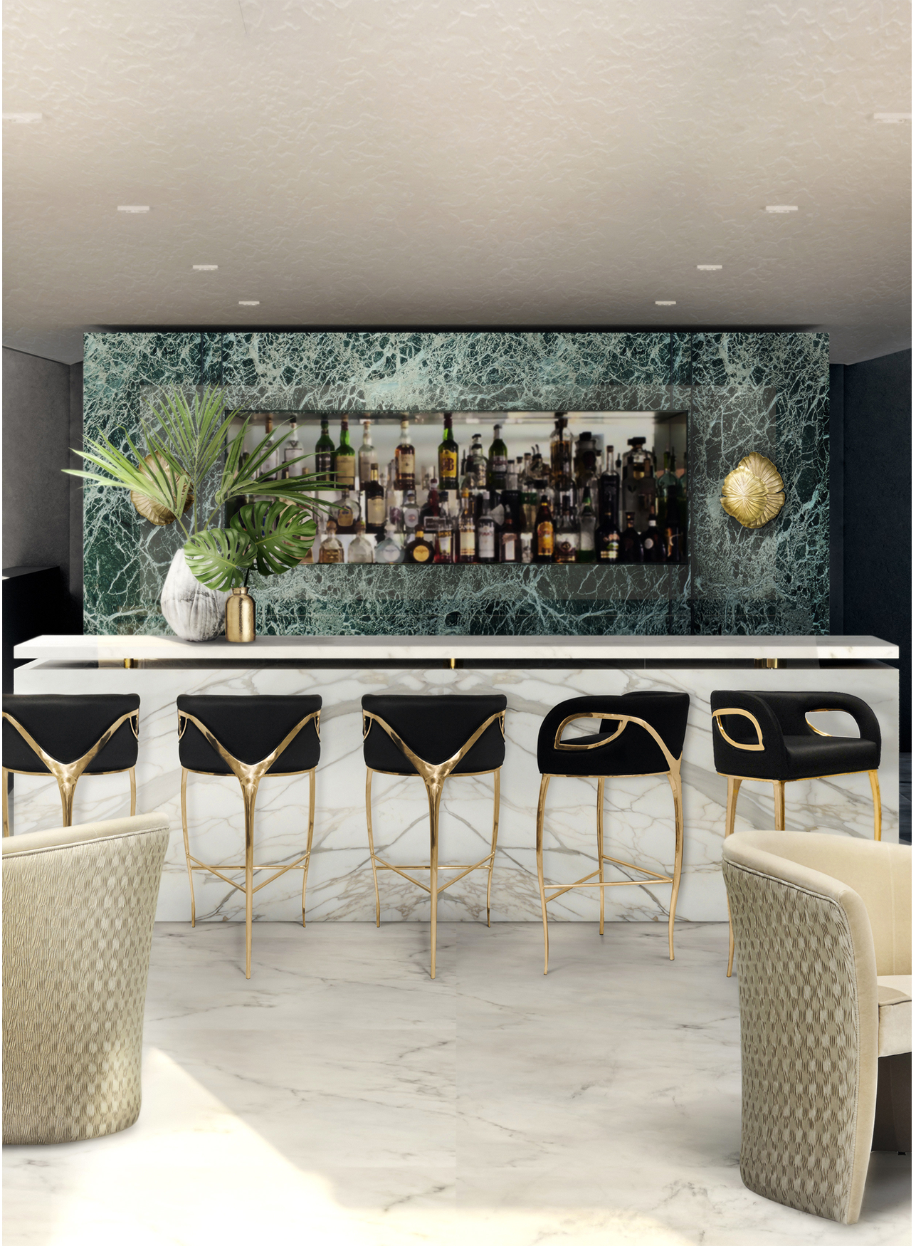 Барный стул Chandra Luxe