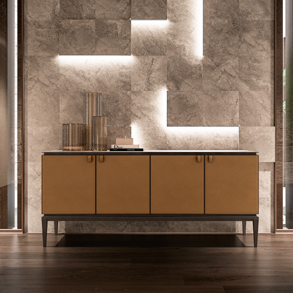 Буфет с металлической столешницей