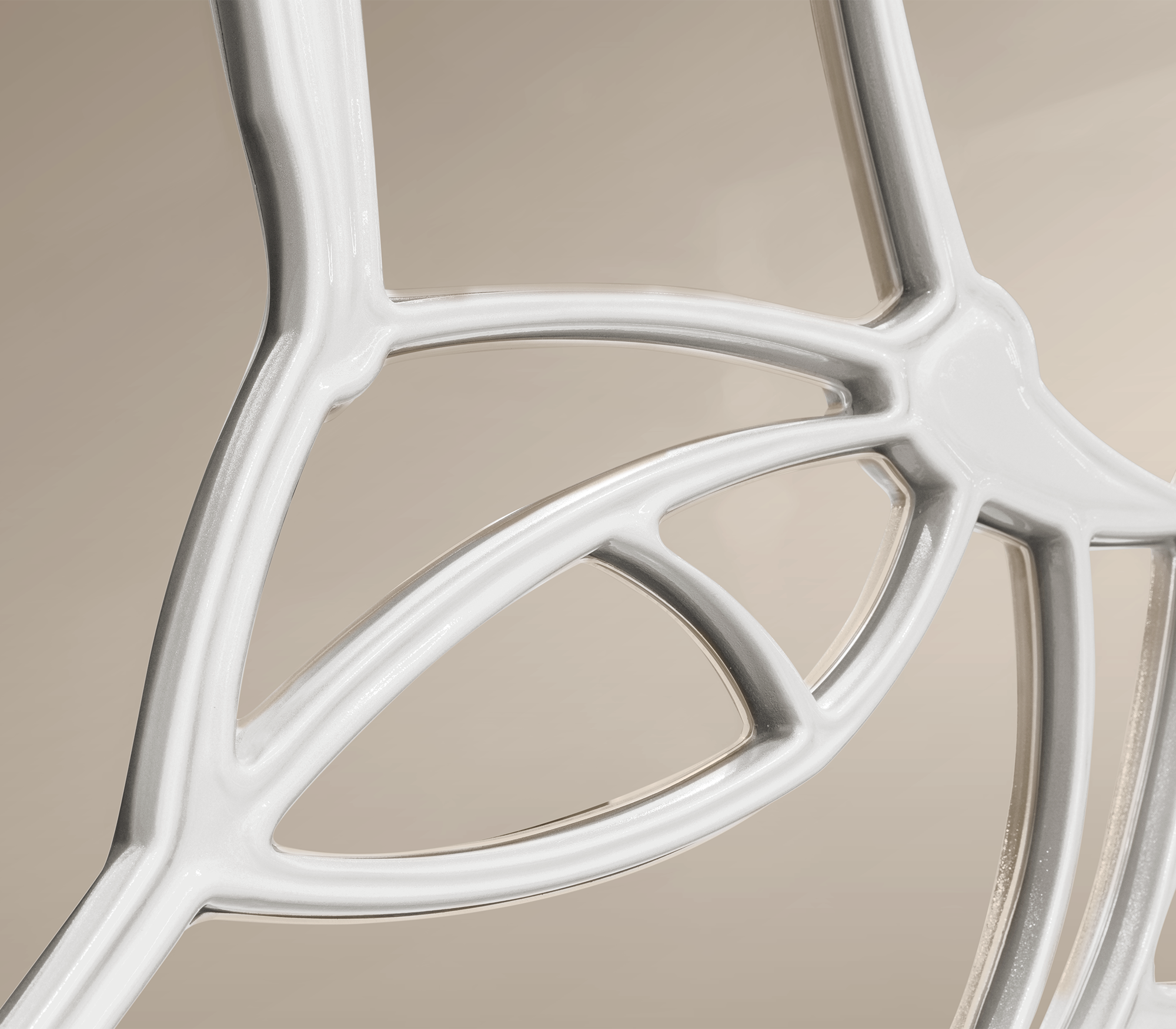 Зеркало Artisan цвета слоновой кости