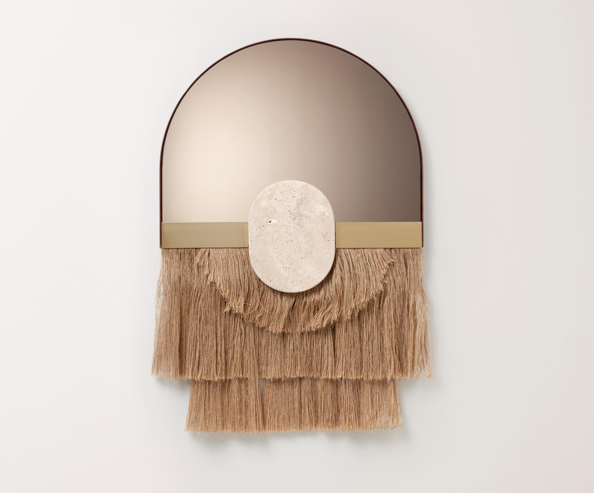 Зеркало настенное Souk Ecru Linen