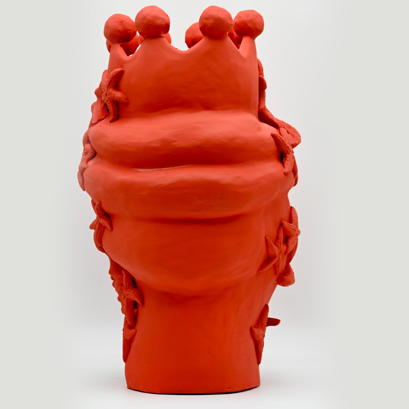 Скульптура красная ручной работы Moor's Head