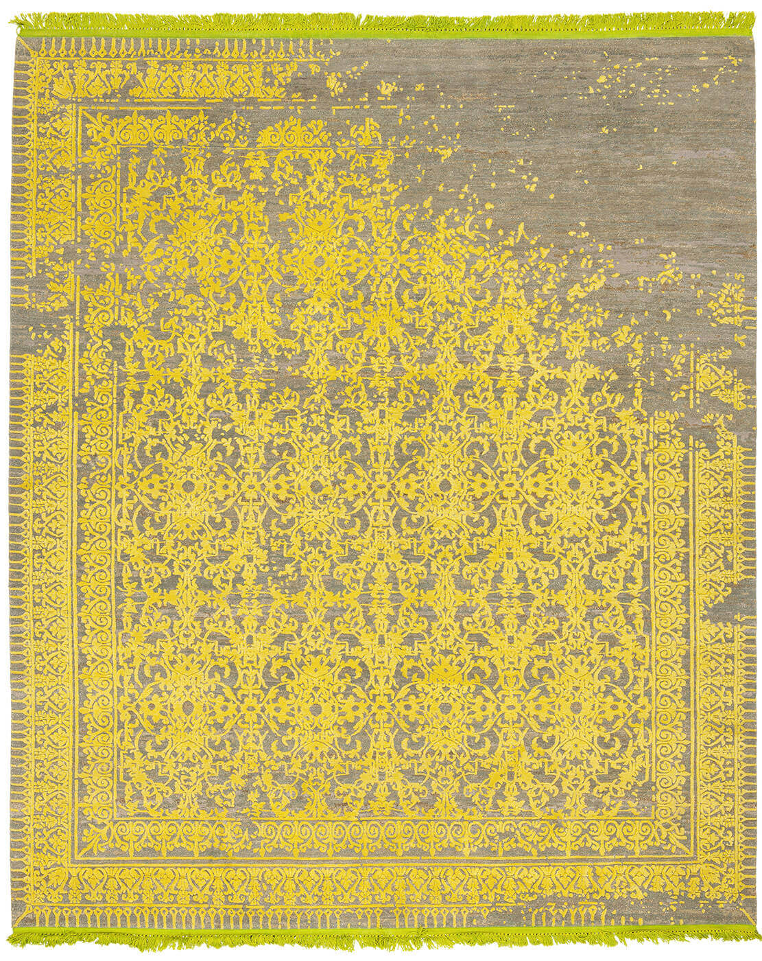 Кілем Ferrara Radi Rocked Yellow | Өлшемі: 300 x 400 см