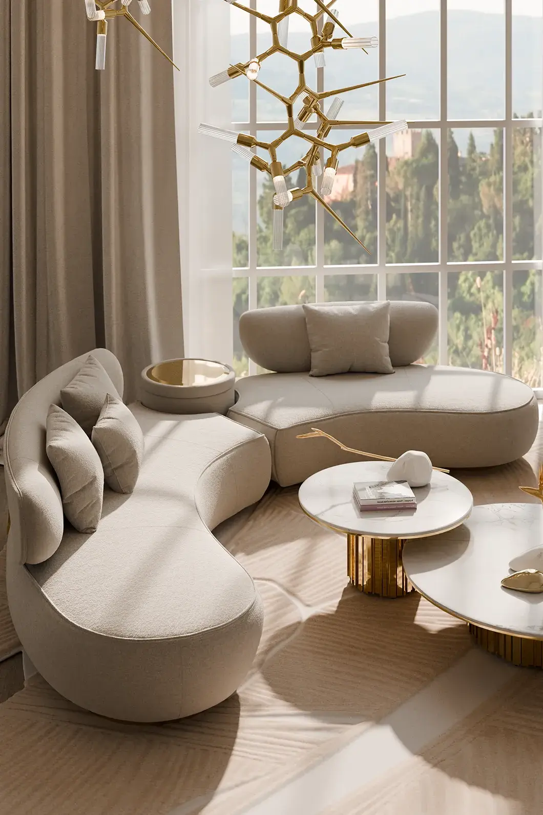 Диван круглый Lattice - 3