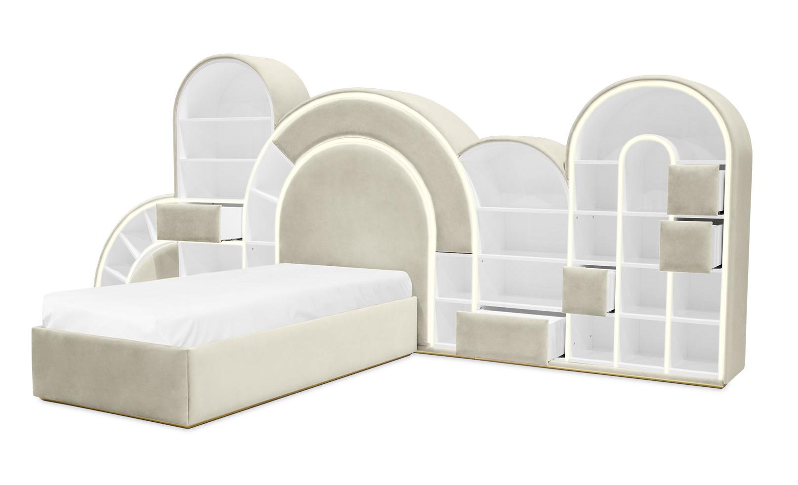 Кровать для детей Bubblegum Marshmallow Cream