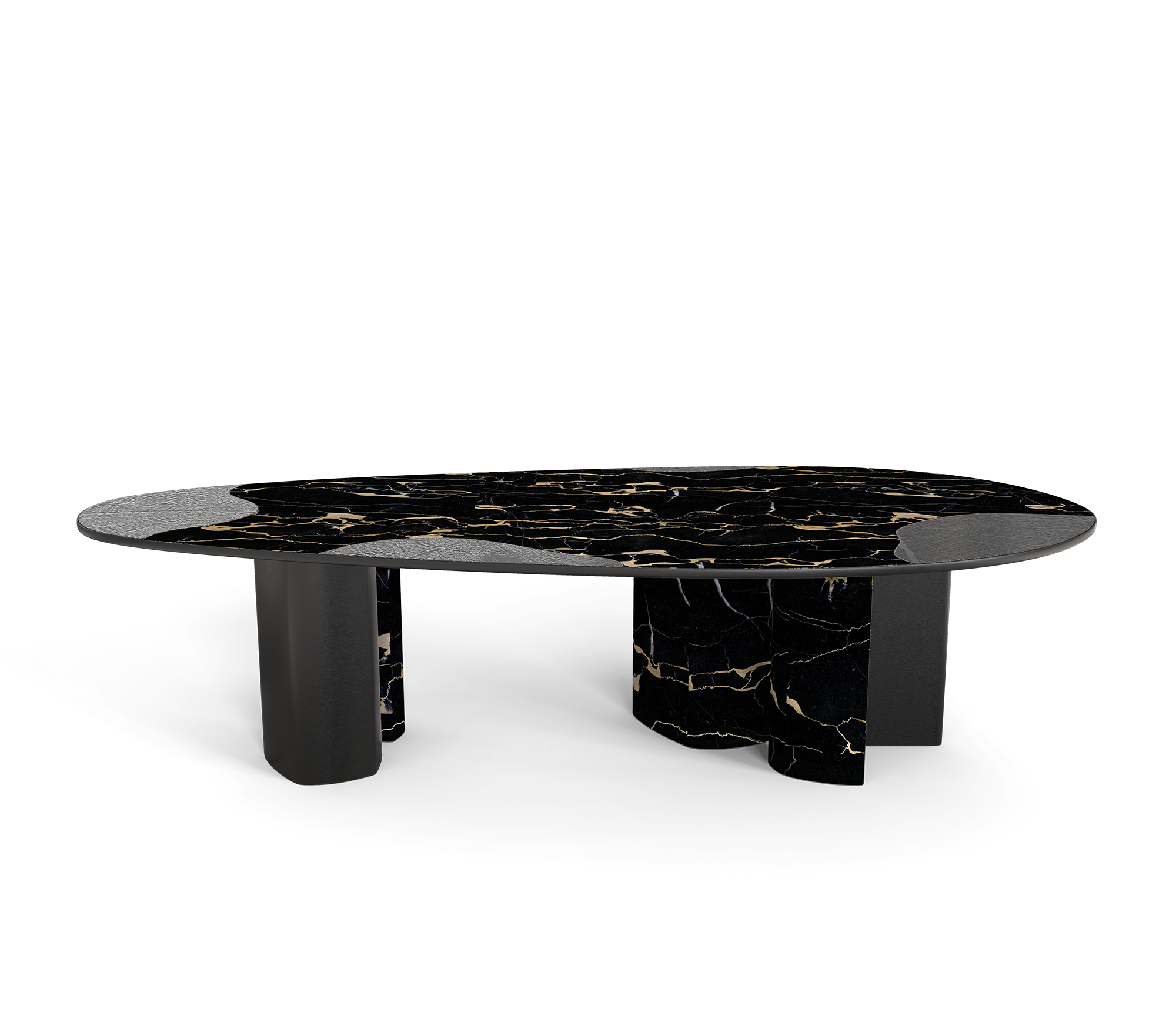 Обеденный стол Athena Portoro Marble & Onyx