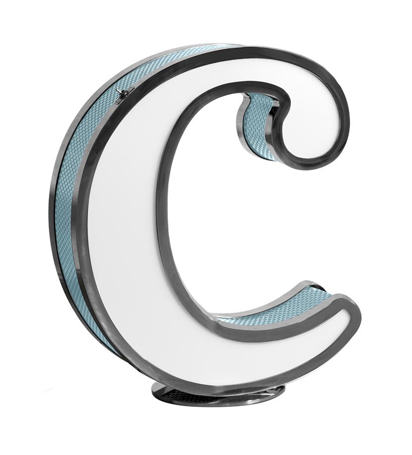 Декоративтік шам Classic әрпі C