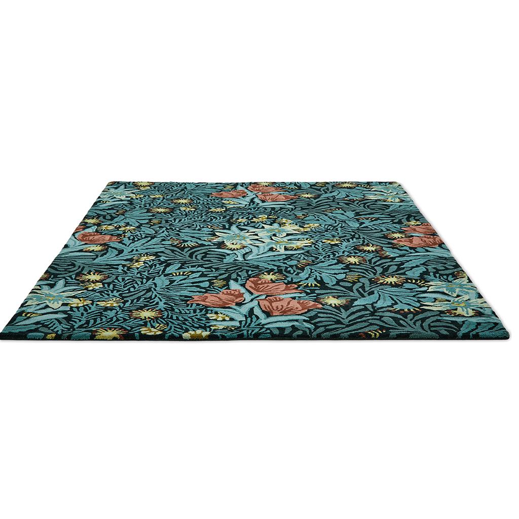 Ковер шерстяной Bower Indigo | Размер: 140 x 200 см