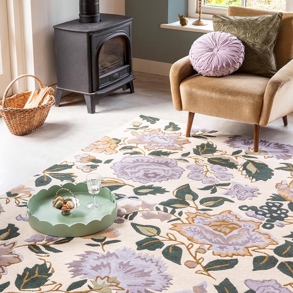 Ковер Wendling Floral Heather Pu | Размер: 170 x 240 см