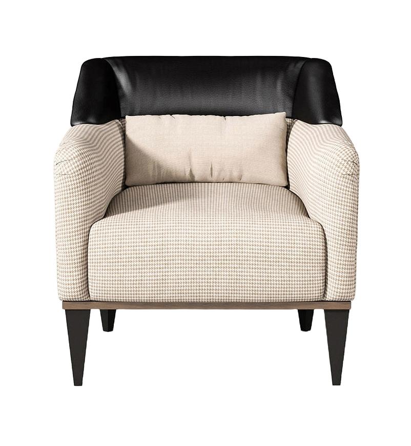 Кресло Occasional Black / Beige