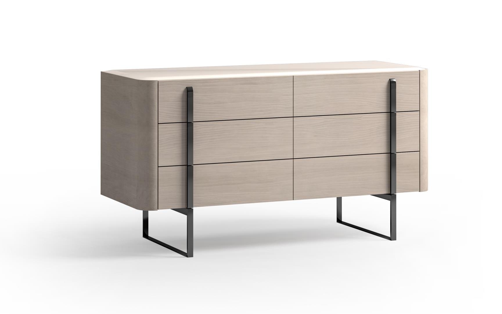 Комод с стеклянной столешницей 140 см Reflecta